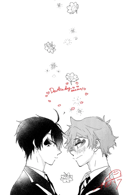 #twst_BL 
#毎月21日はデュエスの日

デュエス/くやしいけど大好き
デュエスの日おめでとうございます㊗️
エはデュの顔ぜったい好きだし弱いに違いない 