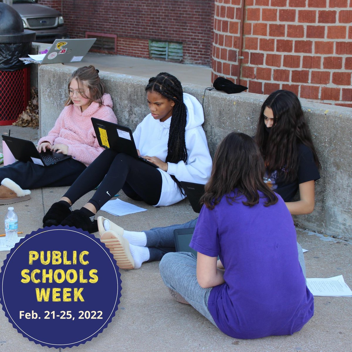 Join us to say THANK YOU to the dedicated teachers and staff keeping our students safe, learning, and growing this year. Celebrate Public Schools Week Feb. 21-25, 2022 publicschoolproud.com #PublicSchoolProud #PSW22 #cvilleSchoolsRock #NadoNation