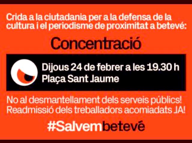 tsunamiveinal's tweet photo. A #totes les #entitats, #plataformes, #associacions… fem costat @SomBTV Si desapareixen les nostres #reivindicacions es quedaran #sense #altaveu‼️🆘🆘🆘🆘🆘🆘🆘🆘🆘🆘🆘🆘🆘🆘 https://t.co/fz78l1AdfV