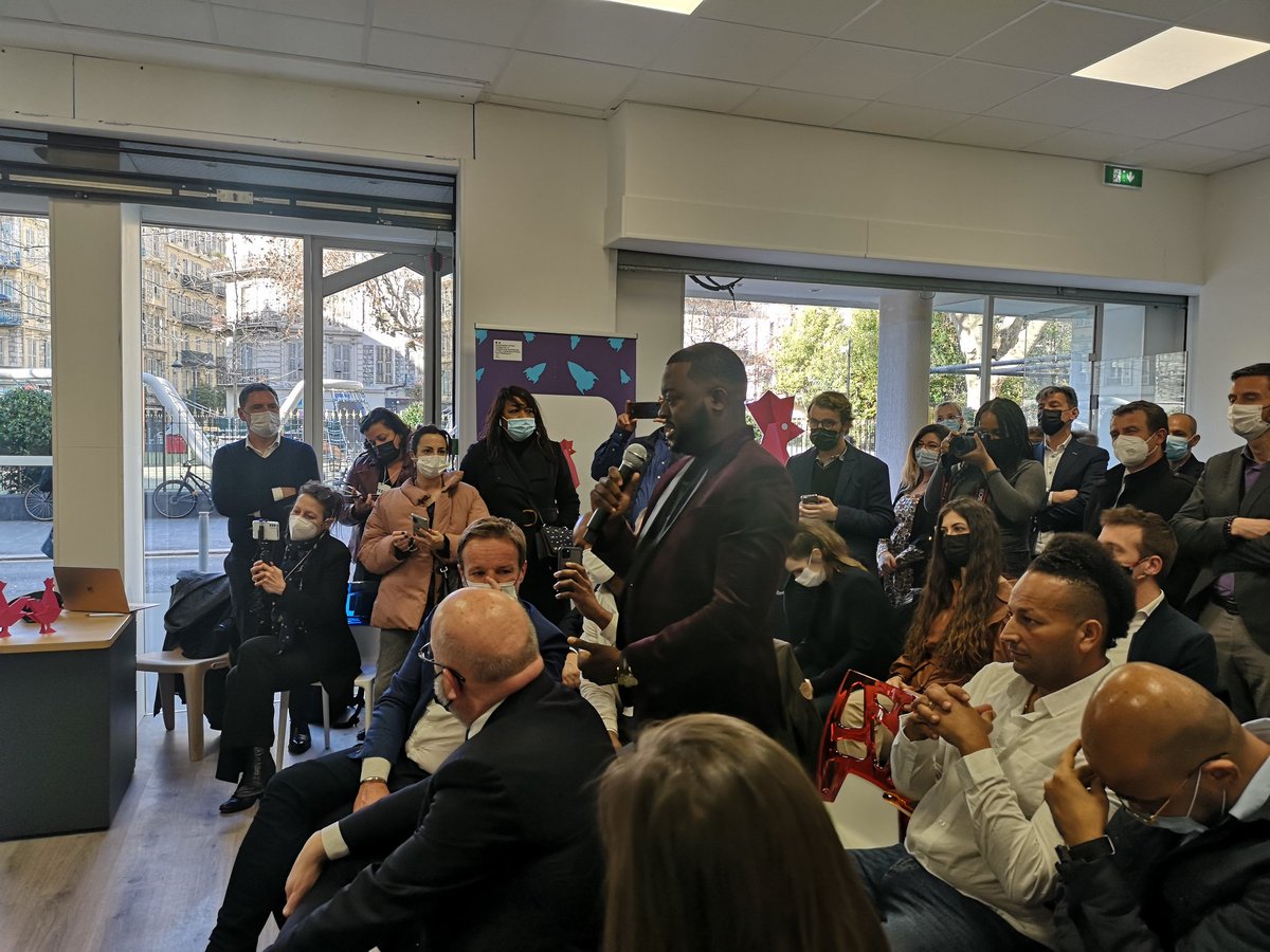 Pitch des lauréats du programme #FrenchTechTremplin 🎤

Des profils variés qui sont prêts à faire grandir leur projet avec le soutien de <a href="/LaFrenchTech/">La French Tech</a> 🚀

Merci aux 3 incubateurs partenaires qui les accompagnent en #CotedAzurFrance :
<a href="/lespremieressud/">Les Premières Sud</a>, <a href="/villageCASophia/">Le Village by CA Provence Côte d'Azur</a> et Az'UP ☀️