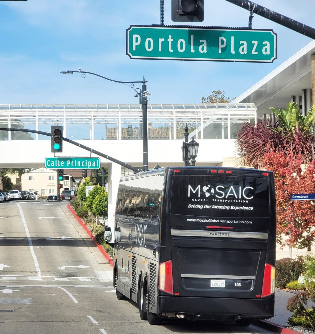 We love seeing our vehicles out in the wild! 🚍 

#Repost <a href="/WRMSDC/">WRMSDC</a>: "#WRMSDC “Eye Spy” series! 👀🕵🏽‍♀️ Check it out! 🚌 We’ve spotted #certified #MBE <a href="/Mosaic_GT/">Mosaic Global Transportation</a> in Monterey, CA at the <a href="/PortolaHotel/">Portola Hotel & Spa</a> 😎 #MosaicGlobalTransportation ☀️"