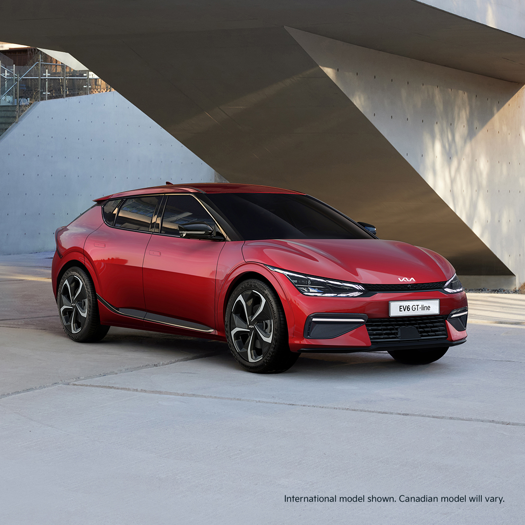 KiaCanada's tweet photo. The Kia EV6. Kia’s most technologically advanced vehicle ever. Inspiring every journey. https://t.co/ghZeYAU0X8