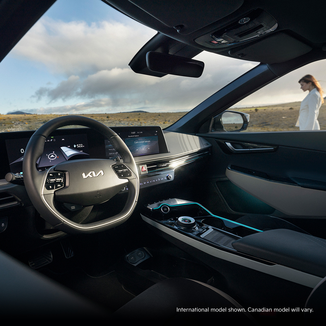 KiaCanada's tweet photo. The Kia EV6. Kia’s most technologically advanced vehicle ever. Inspiring every journey. https://t.co/ghZeYAU0X8