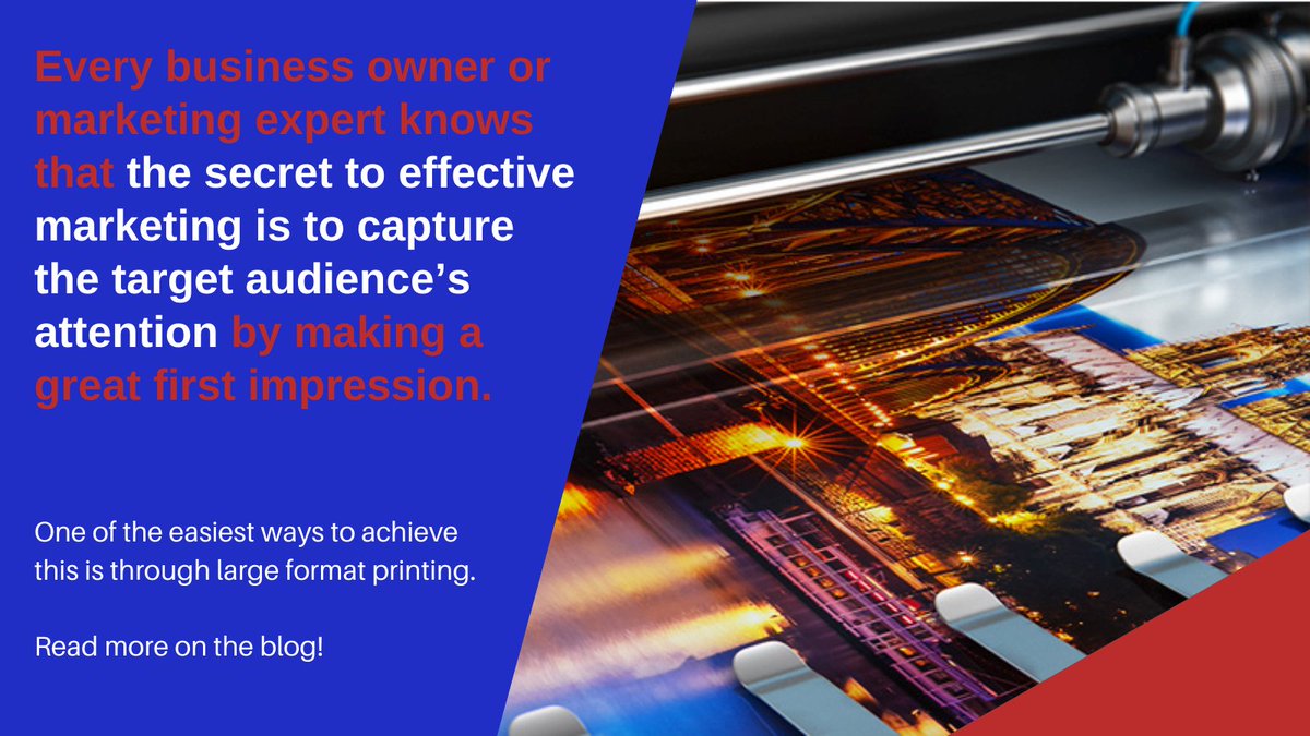 One of the easiest ways to achieve this is through large format printing. Read more about it on our blog: bit.ly/3B3Gf1C

#AmeriPrint #printshop #signs #printing #promotions #copying #graphics #design #shoplocal #supportlocal #fromtheblog #largeformatprinting