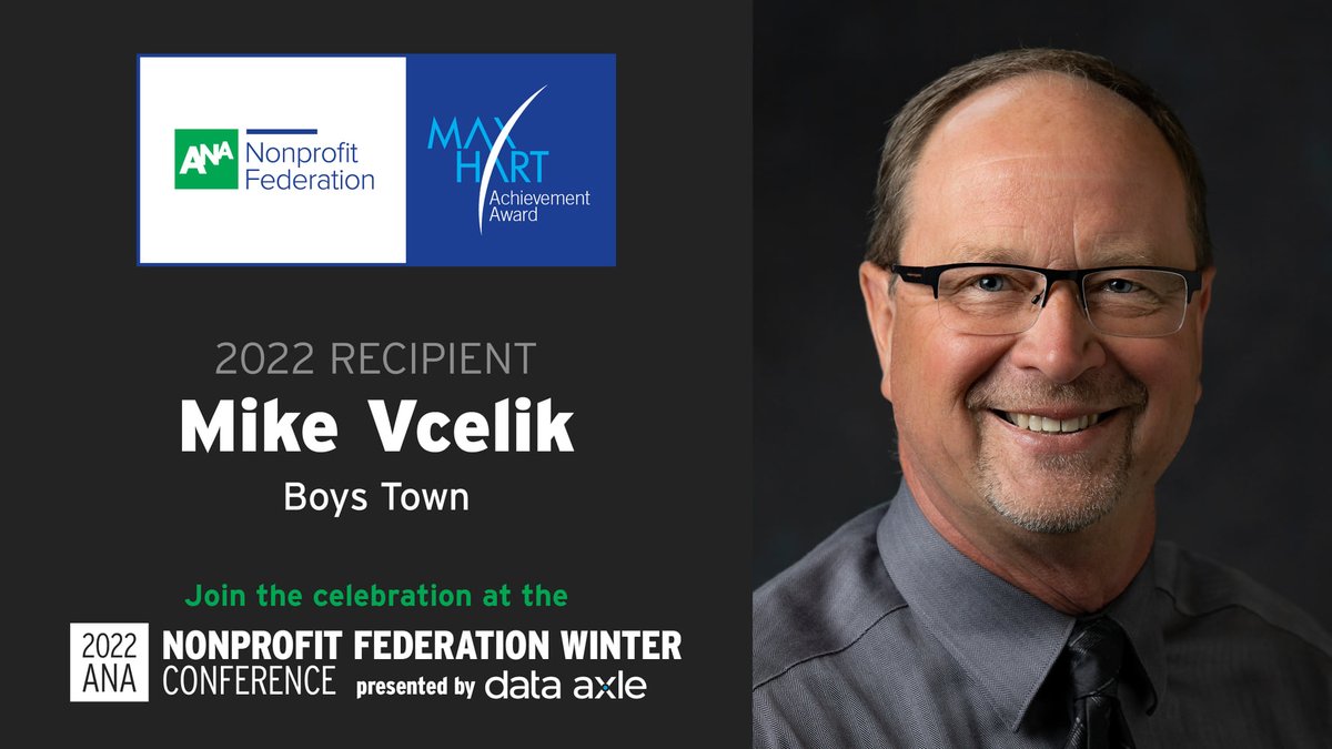 Congratulations to Mike Vcelik of Boys Town for being the 2022 Max Hart Nonprofit Achievement Award recipient! Innovairre is so fortunate to partner with Mike for Boys Town's direct mail marketing efforts. 

#fundraising #directmail #nonprofits #anaconference