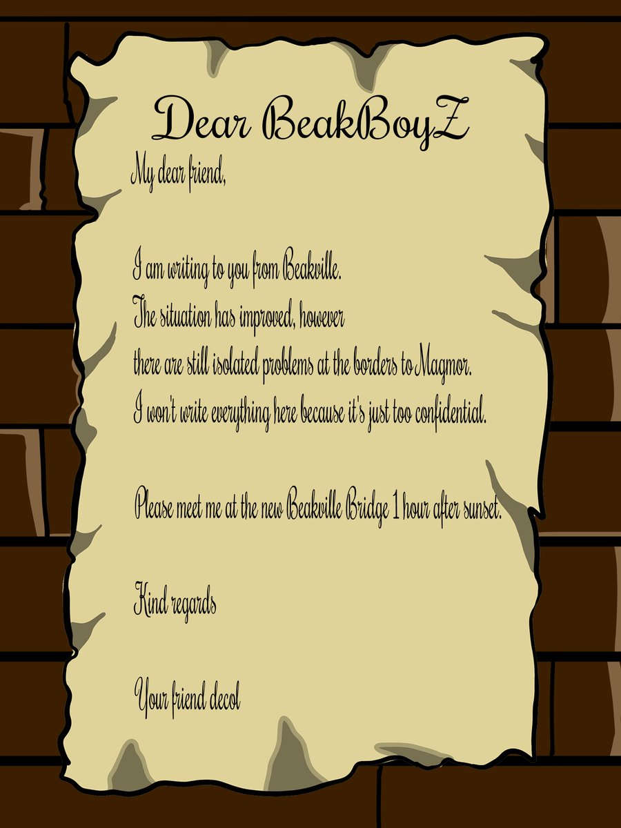 BoyzBeak's tweet photo. Dear #NFTCommunity... 
We received a letter...

#NFT #SolanaNFTs https://t.co/bNSuicCsE3