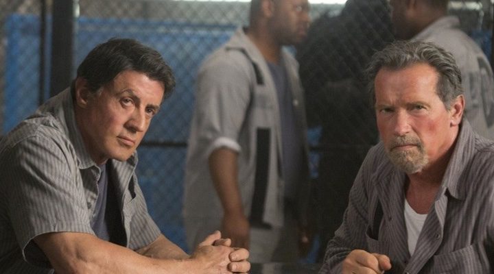 GoldenMxTv's tweet photo. Sylvester Stallone y Arnold Schwarzenegger en #PlanSinEscape. Disfruta de esta gran película a las 4:04 p. m. MEX, en #Golden 🎬🔥 https://t.co/KWCWfFF1wL