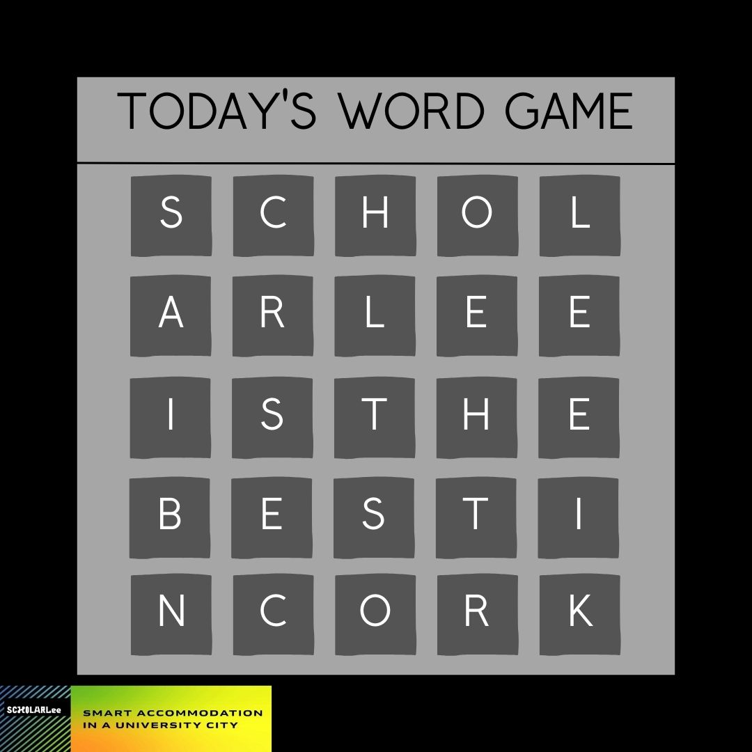 Try our one, should be a bit easier than 'tacit'!😉

#scholarlee #wordle