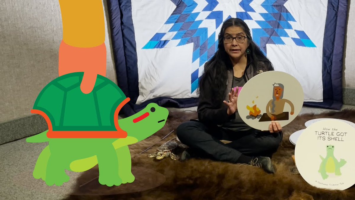 On this #FamilyDay, gather with family and friends and listen to the Indigenous story of "How Turtle Got Its Shell." 🎥youtu.be/2cd5EDAwj14 #IndigenousStorytellingMonth
---
Part of the Traditional Knowledge Keeper's Program, brought to you by <a href="/SaskTeachersFed/">Saskatchewan Teachers' Federation</a>