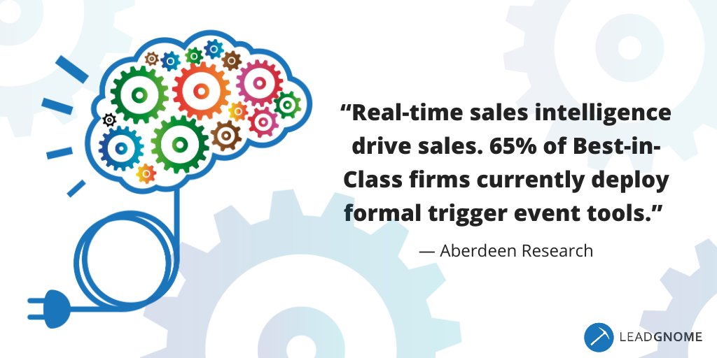 Reply emails contain real-time sales intelligence. Automate w/ LeadGnome and alert your sales team right when trigger events are uncovered.  #SalesTools #ReplyEmailMining (cc: <a href="/aberdeengroup/">EXPIRED ACCOUNT Aberdeen</a>) leadgnome.com