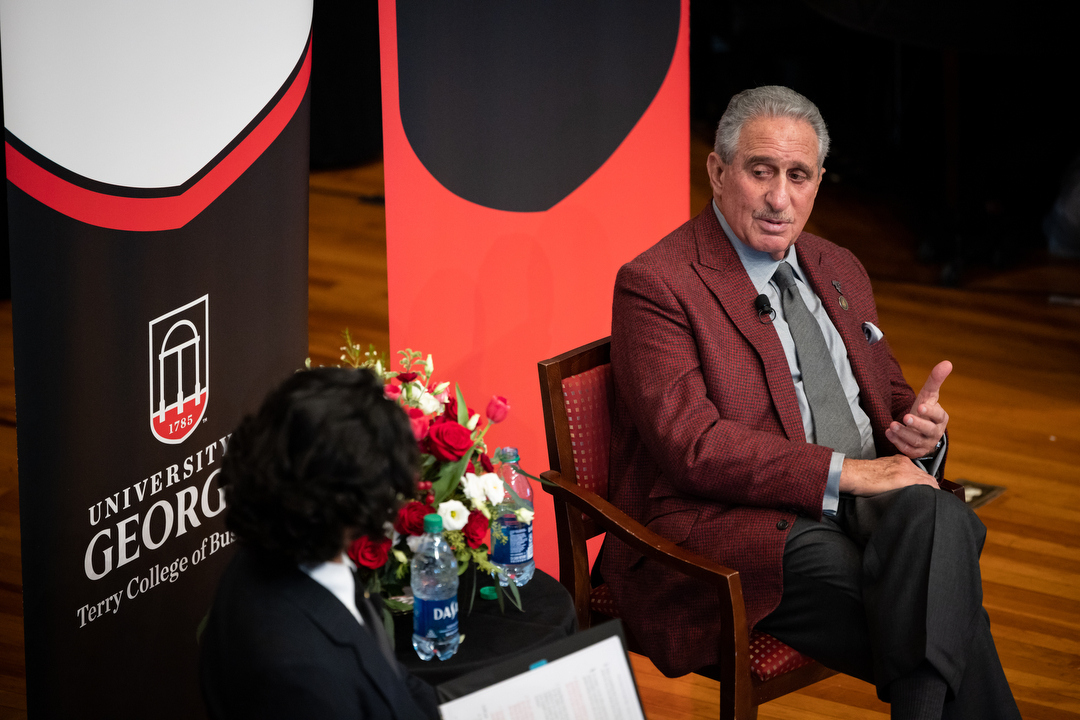 TerryCollege's tweet photo. If life can seem to be a choice between doing good and doing well financially, Arthur M. Blank has an easy response: Why can’t it be both?  

Read More: https://t.co/8z1ceqbE9p https://t.co/kbU7sLOWTG