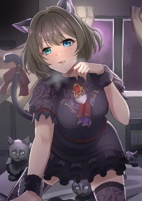 #猫の日
再掲🍁🐈‍⬛ 