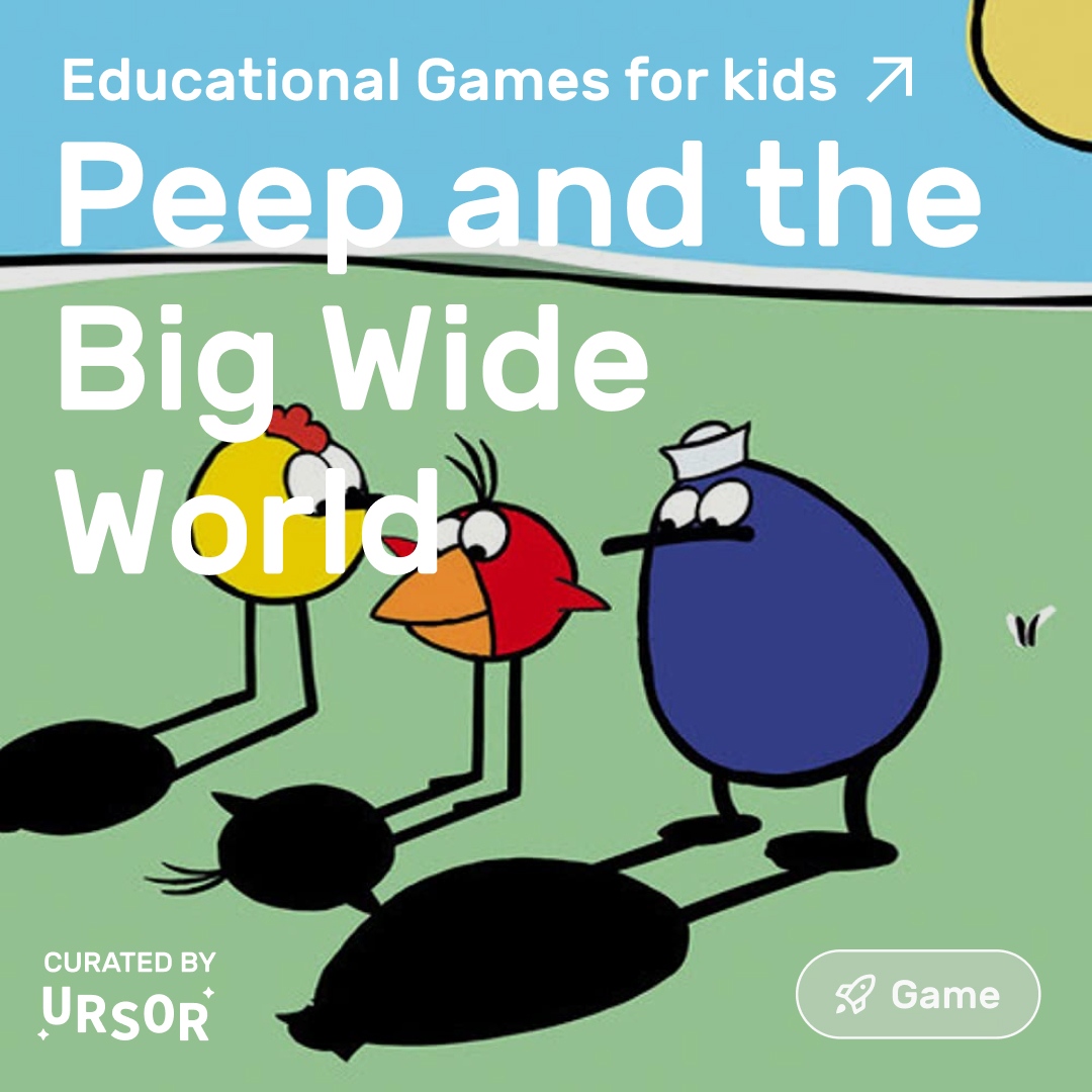 astrosafebrowse's tweet photo. Websites for Kids #31 - PEEP AND THE BIG WIDE WORLD
Games and videos that teach kids unique science concepts and experiments while having fun!
Tip of the cap to you! @PeepChirpQuack @mwolsky
Visit the site here: https://t.co/tnkGD4wh56
.
#peep #onlinegame #ursor #uk #usa https://t.co/6j7neLNCuB