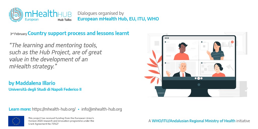 EUmHealthHub's tweet photo. #Memories
February 3rd 📆
#HubTalks2022 #EuropeanmHealthHub 💻 'Country Support process and lessons learnt'
💭 Headlines of @illario3 's speeches ⤵️
#mobilehealth #mhealth @UninaIT https://t.co/KZOJBPb8xQ