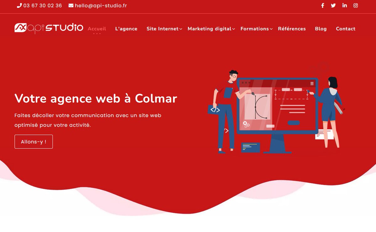 api_studio's tweet image. Nous avons mis en ligne il y a quelques jours la nouvelle version de notre nouveau site Internet.
Nous avons particulièrement mis l&apos;accent sur un site léger et ergonomique.
Pour le visiter c&apos;est par ici 😍➡️ api-studio.fr