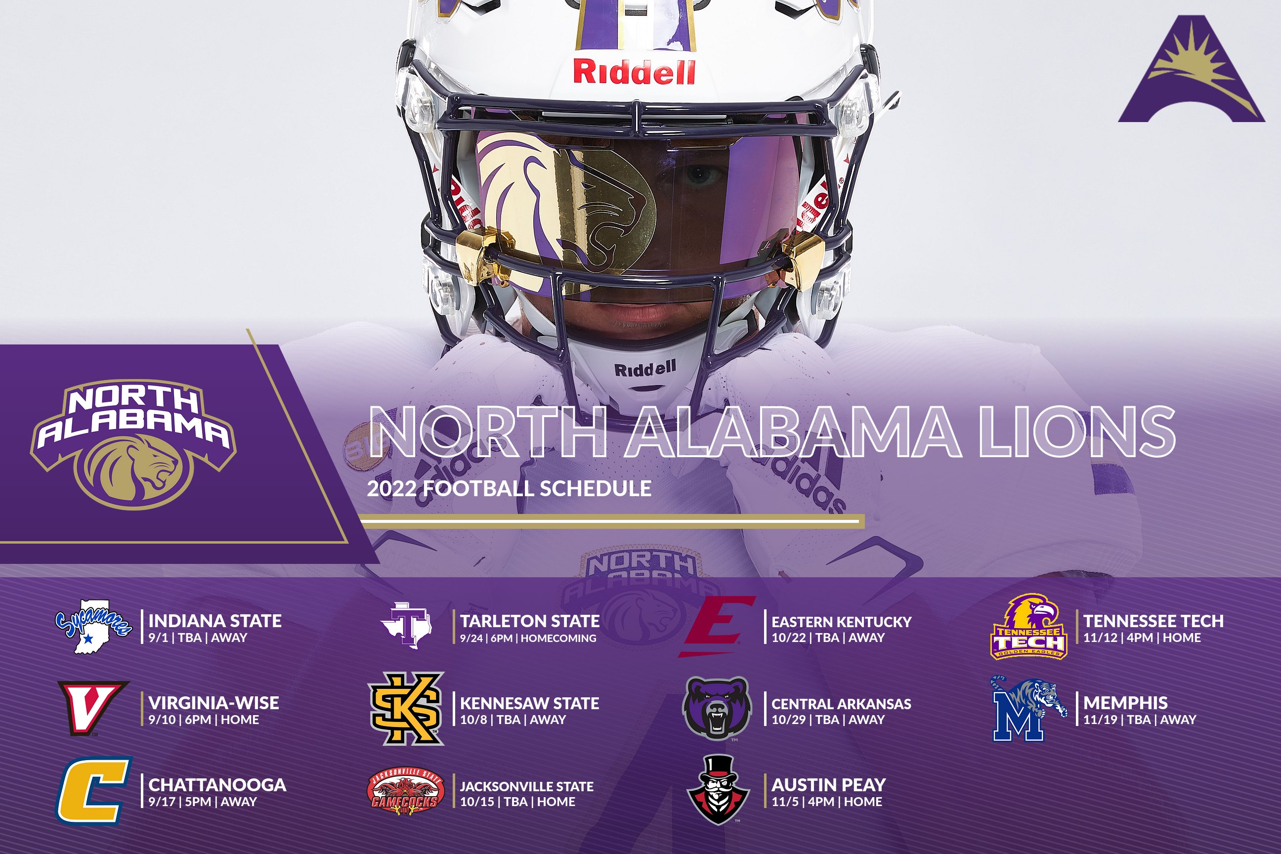 Una Football Schedule 2022 North Alabama Football On Twitter: "🚨It's Time For Asun Football‼️ Your 2022  North Alabama Football Schedule‼️ Full Release➡️ Https://T.co/Nuwa0G0Fnl  #Roarlions 🦁🔥 Https://T.co/Wieyloa6Rl" / Twitter