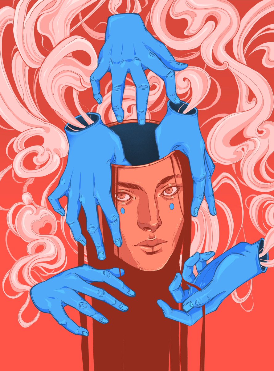 hey, my name is samira 👋  

you can find more of my work and links to available pieces in the thread 🧵

have a great day 🌻👄🌻