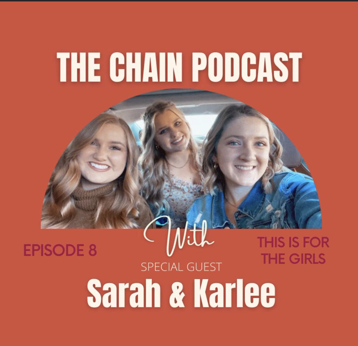 The Chain Podcast (@thechainpc) on Twitter photo This is for the girls! Our first ever ladies only podcast! Go check out this week’s episode as <a href="/KeeterKelsey/">Kelsey Keeter</a>, <a href="/KarleeKeeter/">Karlee Keeter</a> and Sarah made a Q&A format episode! Let us know what you think and have a great week! This is for the girls! Our first ever ladies only podcast! Go check out this week’s episode as <a href="/KeeterKelsey/">Kelsey Keeter</a>, <a href="/KarleeKeeter/">Karlee Keeter</a> and Sarah made a Q&A format episode! Let us know what you think and have a great week!