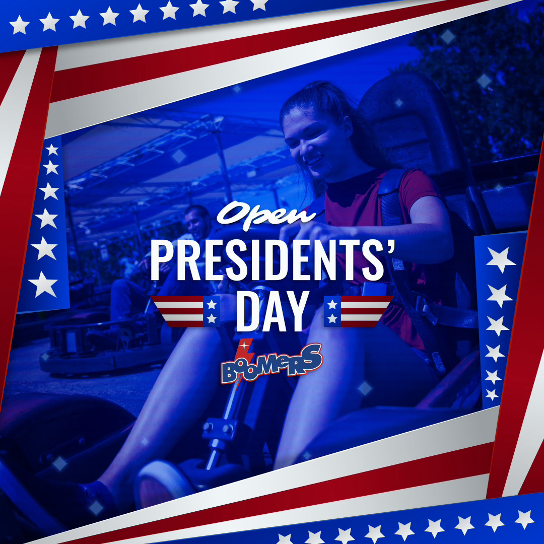 Any plans for today? Get your game on! 😎Go Karts, mini golf, arcade games and MORE!! 🎟 Buy discount tickets online and save! 💥 Link in bio! * * #presidentday #boomersparks #arcadegames #fun #boom #boomday