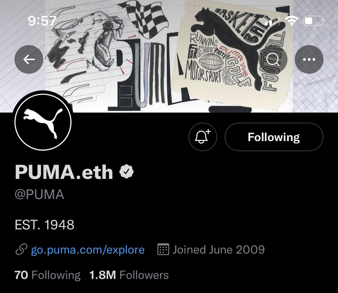 To all my @coolcatsnft, <a href="/LazyLionsNFT/">Lazy Lions 👑</a>, <a href="/GutterCatGang/">Gutter Cat Gang</a>, and @CatBloxStudios friends… take a look at <a href="/PUMA/">PUMA</a> 👀