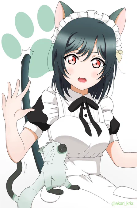 猫の日には、しおにゃんを✨
#猫の日 
#虹ヶ咲 #lovelive 