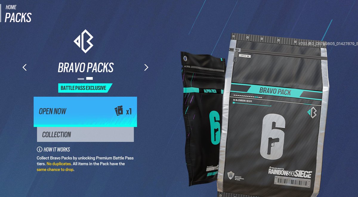 For those who missed it, this is how you unlock the Bravo Packs.