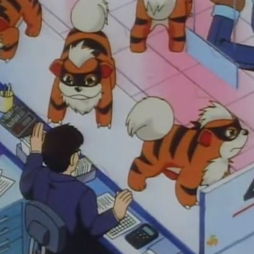 PkmnShitpost's tweet image. Growlithe thieves ready to steal hearts