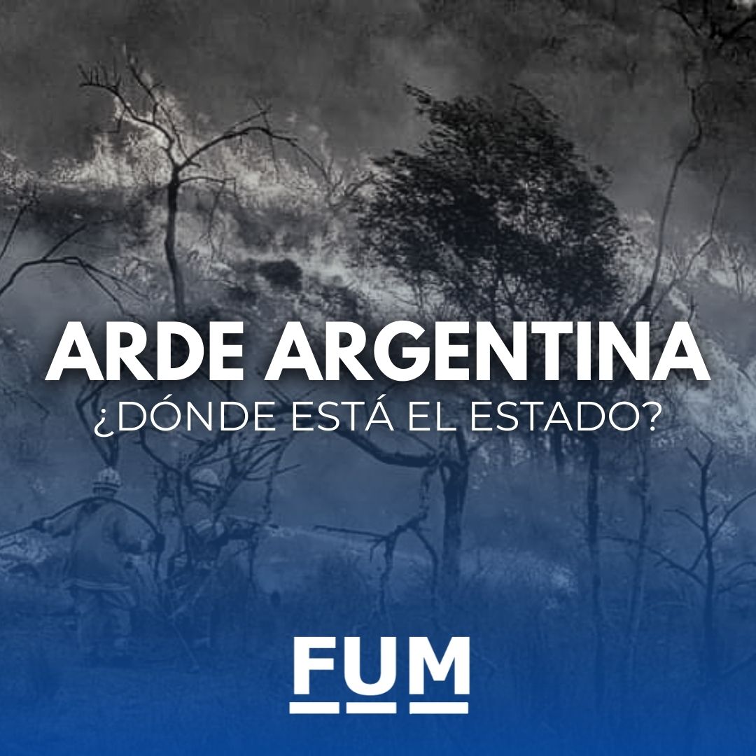 Hace días distintas provincias de nuestro país se incendian y el Estado, para asombro de pocos y sorpresa de nadie, está totalmente ausente, (+)