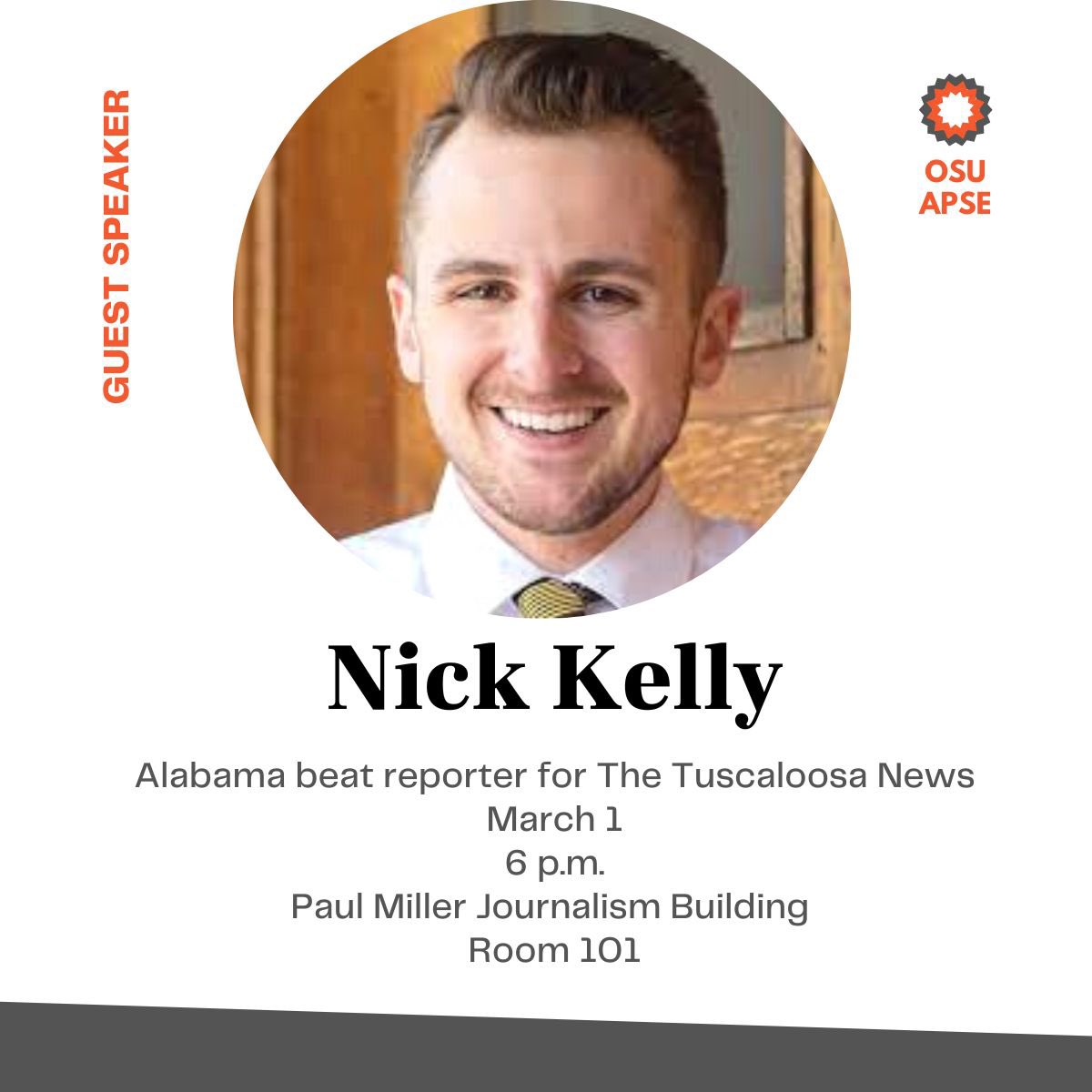 OSUAPSE's tweet photo. 🚨🚨 SCHEDULE UPDATE: This meeting is postponed until March 1. 

Same time! 
#OKState https://t.co/p54o57ZasQ