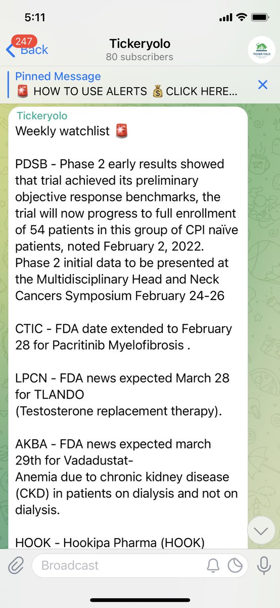 tickeryolo's tweet photo. Weekly watch 👁 list 💵 🚀 🔥 
قائمة المتابعه 👁 الاسبوعية 🔥 💵 🚀 

$PDSB
$CTIC
$LPCN
$AKBA
$HOOK
$OCGN
$SOXS

Get ready for tomorrow 🥳🎊🚀
https://t.co/GTeGy5zvDI

#TRADINGTIPS #tradingsignals #StocksToBuy #stockstowatch #stocks #StocksMarket #Riyadh #jeddah #amman #Dubai https://t.co/99bhqQSy1T