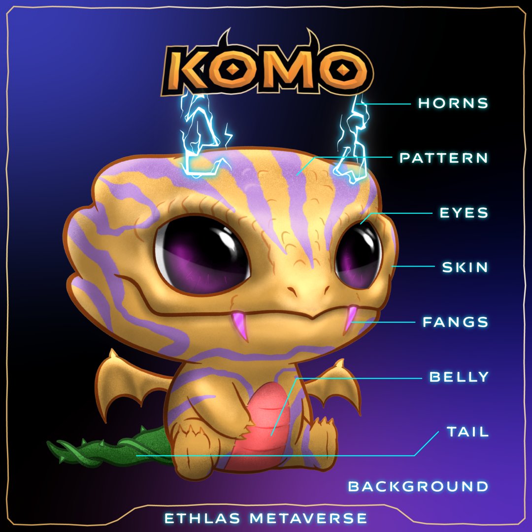 Ethlas_Official's tweet photo. #Ethlas KOMO #NFTs Explained : Elements 🔥🌊🌪️🐲⚡️✨

Tune in to our #AMA now! https://t.co/lr36nUztGI