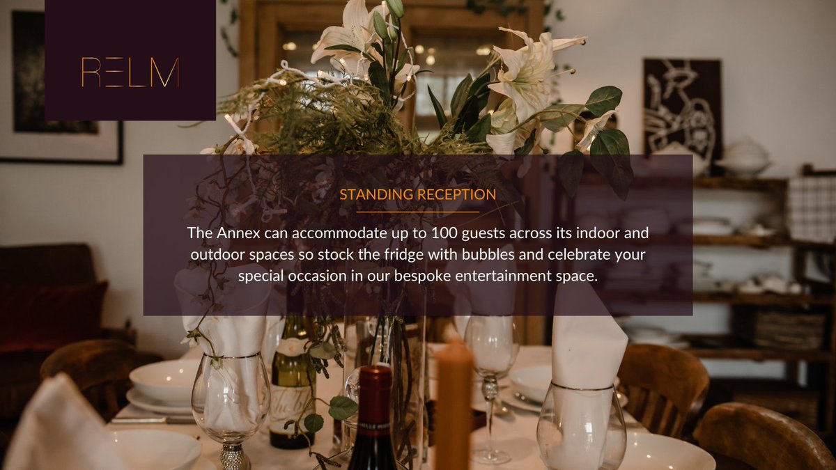 Are you planning a summer soiree?

Our events team would love to help you plan something a bit different!

Email bookings@relmvenues.com for a
copy of our brochure and to arrange a visit to our venue.

#Summer #Event #Planning #Suffolk #EventsVenue #StandingReception #Party