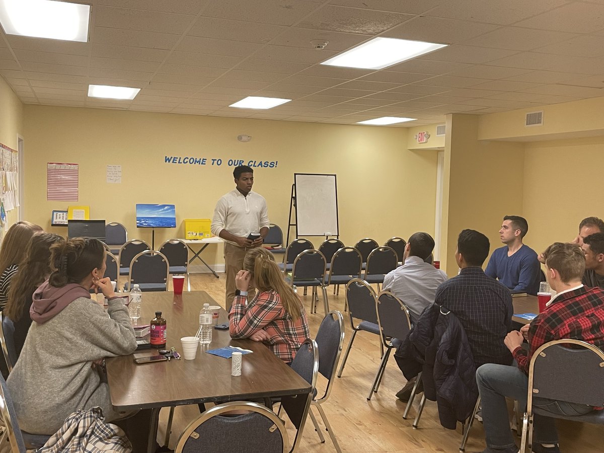 We praise the Lord for a tremendous young adult activity last weekend! The weather was cold but hearts were warmed by a hot breakfast-style evening, games, and testimonies from the Word of God.