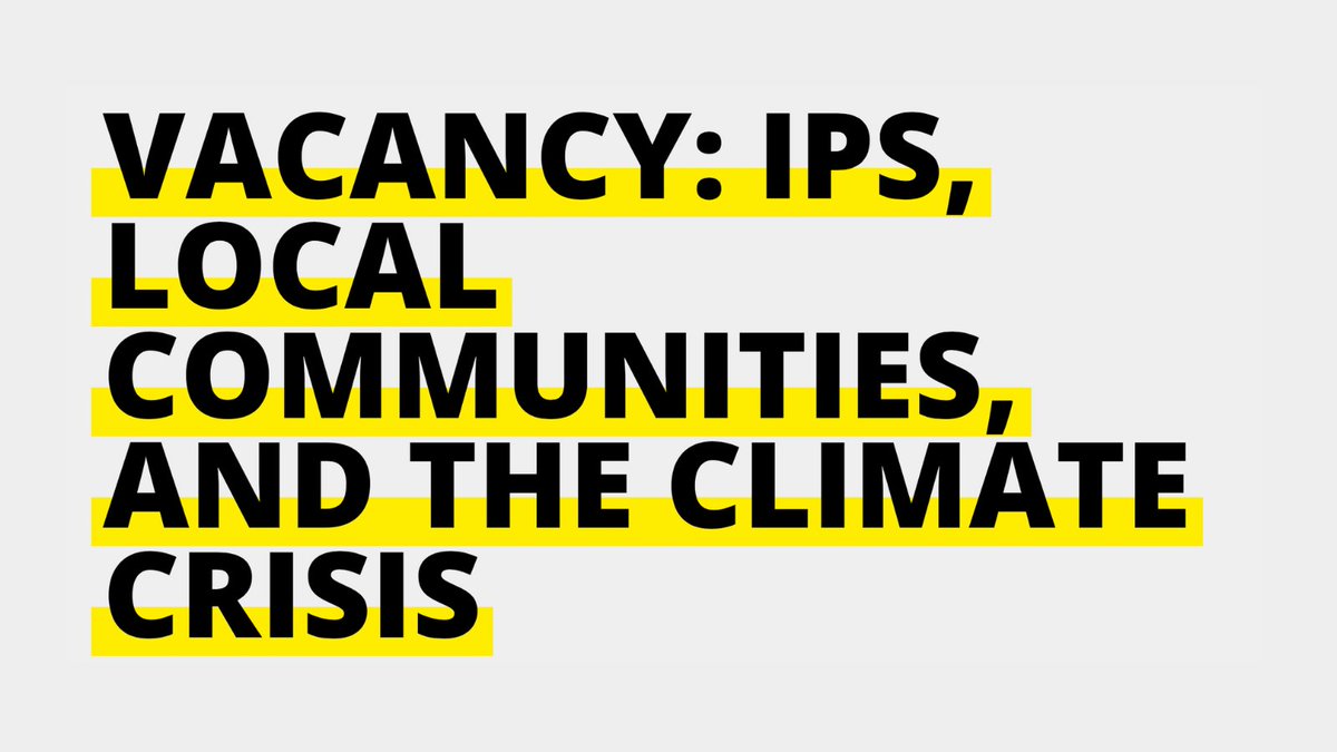 landcoalition's tweet photo. #VACANCY: We are looking for an expert to lead and further develop the Indigenous Peoples, Local Communities, and the Climate Crisis portfolio.

✏️ Are you the right person? Apply here: https://t.co/leDW9GT12z
🗓️ Deadline: 7 March 2022

#United4LandRights https://t.co/g85iHyy5h8