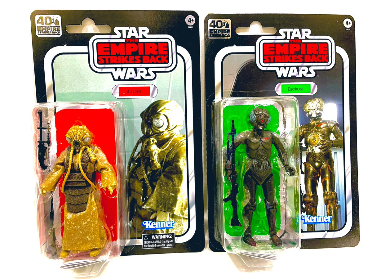 ブラックシリーズの6インチ4-LOM＆ザッカス(帝国の逆襲40周年記念
