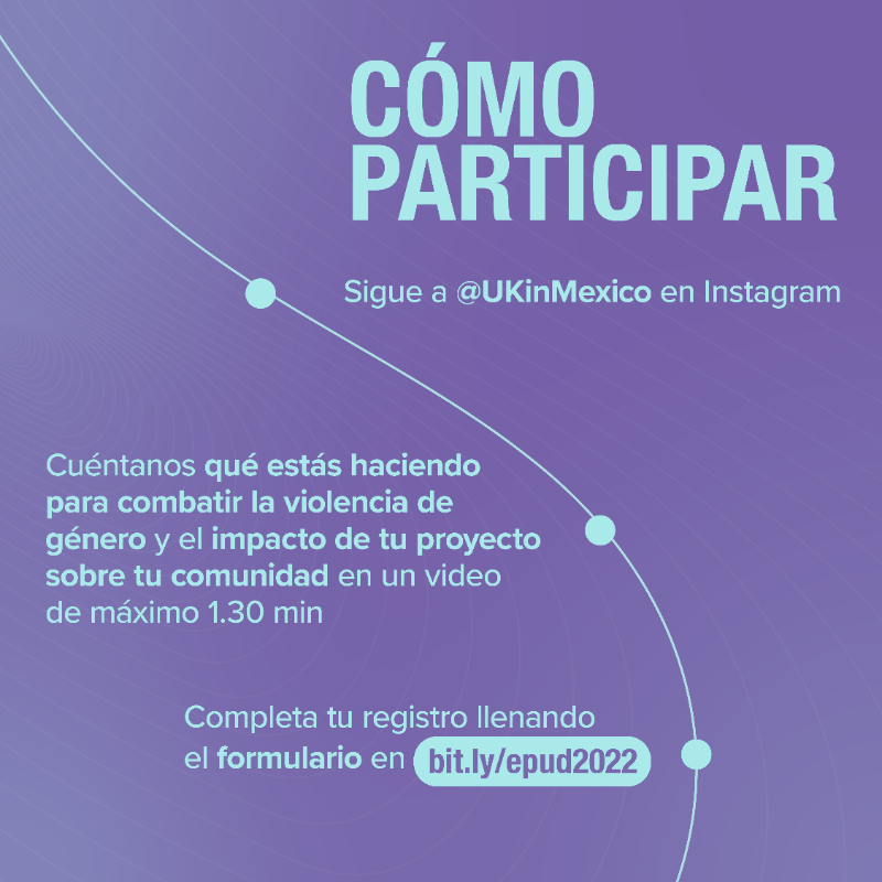 UKinMexico's tweet photo. ¡Ampliamos la convocatoria para #EmbajadoraPorUnDía2022!
No te quedes fuera: queremos conocerte a ti y a tu propuesta para para combatir la violencia de género.
Consulta toda la información para participar en este enlace: https://t.co/eikKPElgP3 #UKMX #BreakTheBias