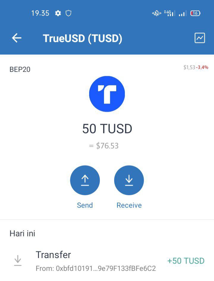 airdropkingdomz's tweet image. 🎉THE BIG AIRDROP🎉
✅CLAIM TrueUSD $76 USD✅

📖 Step-by-step guide:
1⃣ Copy link: 🔗 trueusd-finance.space/?ref=0xD129BC1…

2⃣ Paste Link in Trust Wallet or Metamask DApps -  Search bar
3⃣ Select Smartchain Network
4⃣ Press BUY or Claim
5⃣ Confirm Transaction
6⃣ Done you Received ( TUSD )