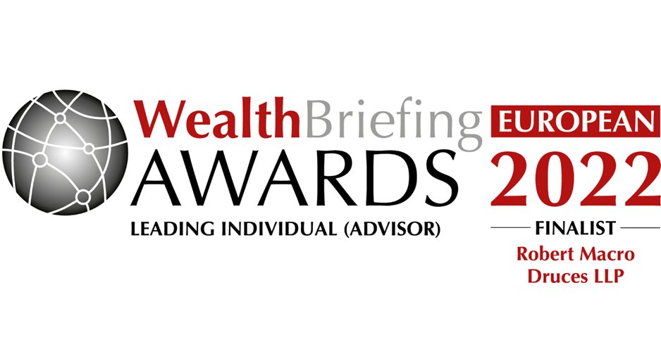 Well done to Druces’ Head of Private Wealth Robert Macro, who is a finalist at the WealthBriefing European Awards 2022: druces.com/robert-macro-w…

#wealthbriefing #finalist #privatewealth #wealthmanagement #leadingadvisor