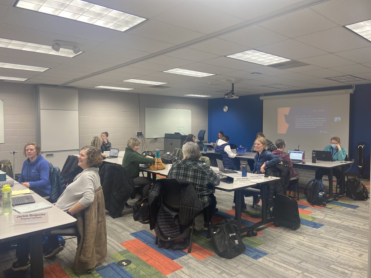 CESA6's tweet image. We hope you are having as much fun learning today as we are! Some of the CESA 6 team have taken over the offices for Spring into Success. What is your view? 

#springCESA6 #professionaldevelopment #education #k12 #teaching #teacher #students #learning