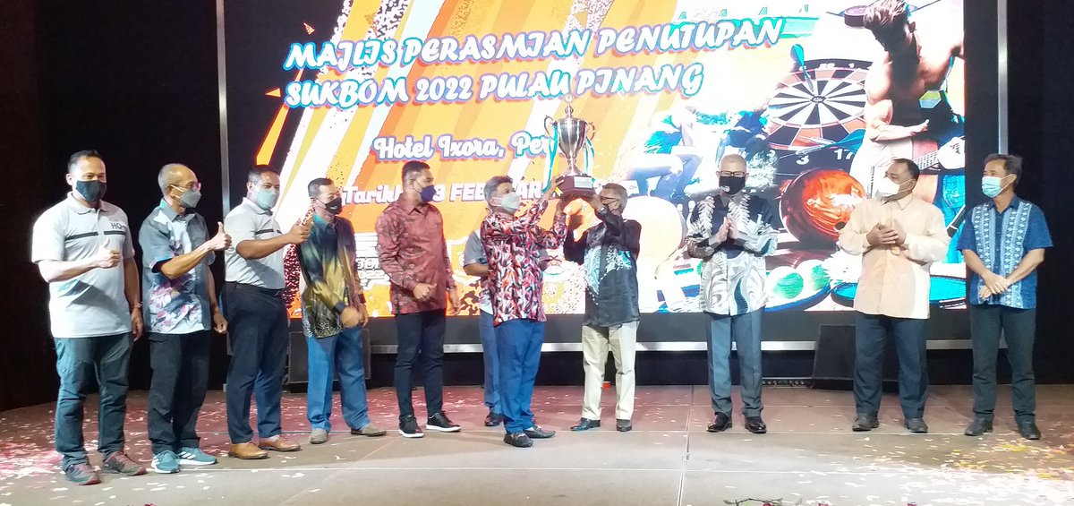 KP_bombaJBPM's tweet photo. 13.2.2022 Sekalung  penghargaan dan terima kasih di atas kesudian YB Dato' Sri Dr Hj Ismail bin Hj Abd Muttalib Timbalan Menteri KPKT menyempurnakan Majlis Penutupan SUKBOM Pulau Pinang 2022 di Hotel Ixora Pulau Pinang. https://t.co/xVgWelxrsb