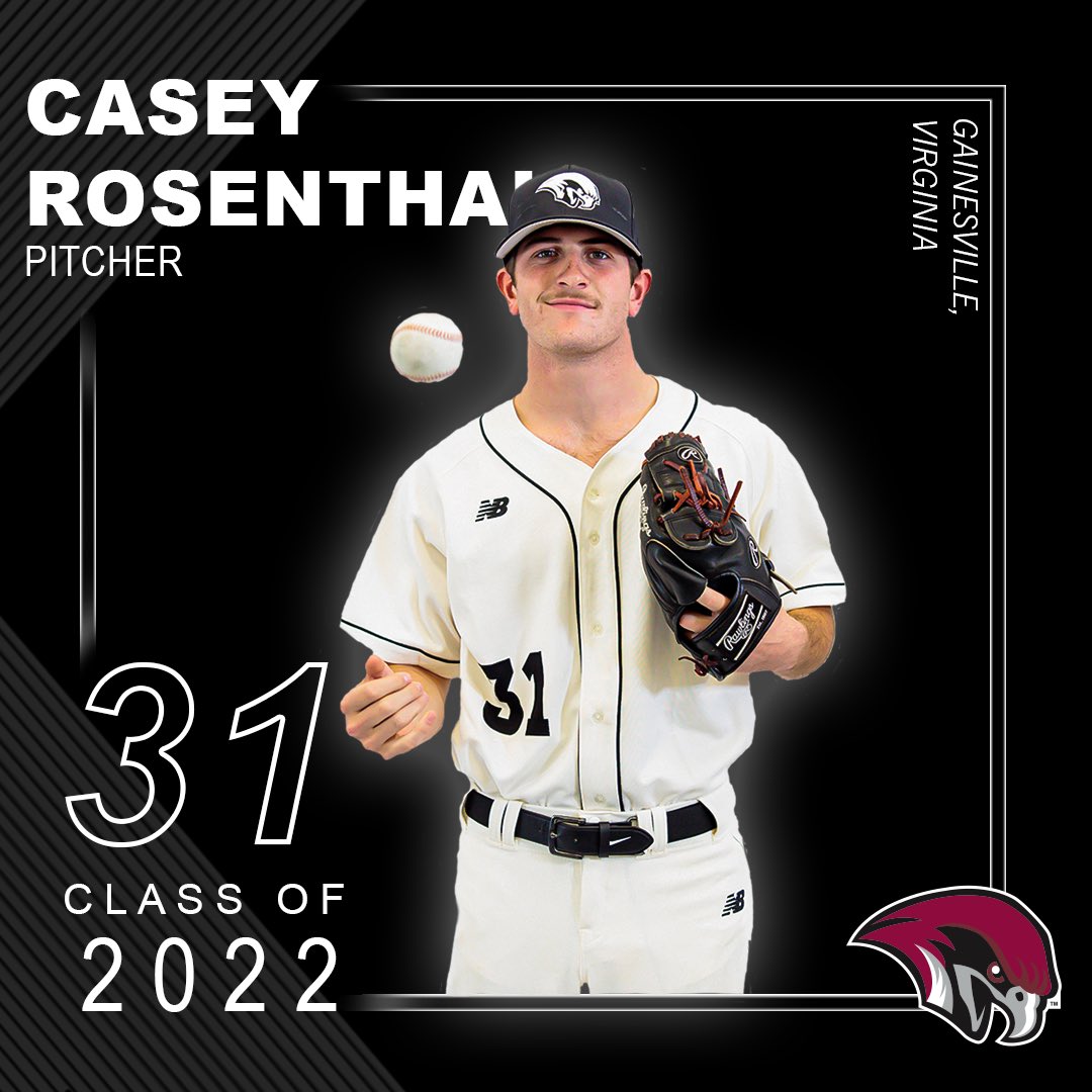 RoanokeBaseball's tweet photo. Back on the mound for another senior spotlight! Casey Rosenthal, a Right-Handed Pitcher from Gainesville, VA enters his fourth season with the Maroons. Casey is an actuary science major with a minor in mathematics. Thank you, Casey! https://t.co/kh2ZhQ7xeD