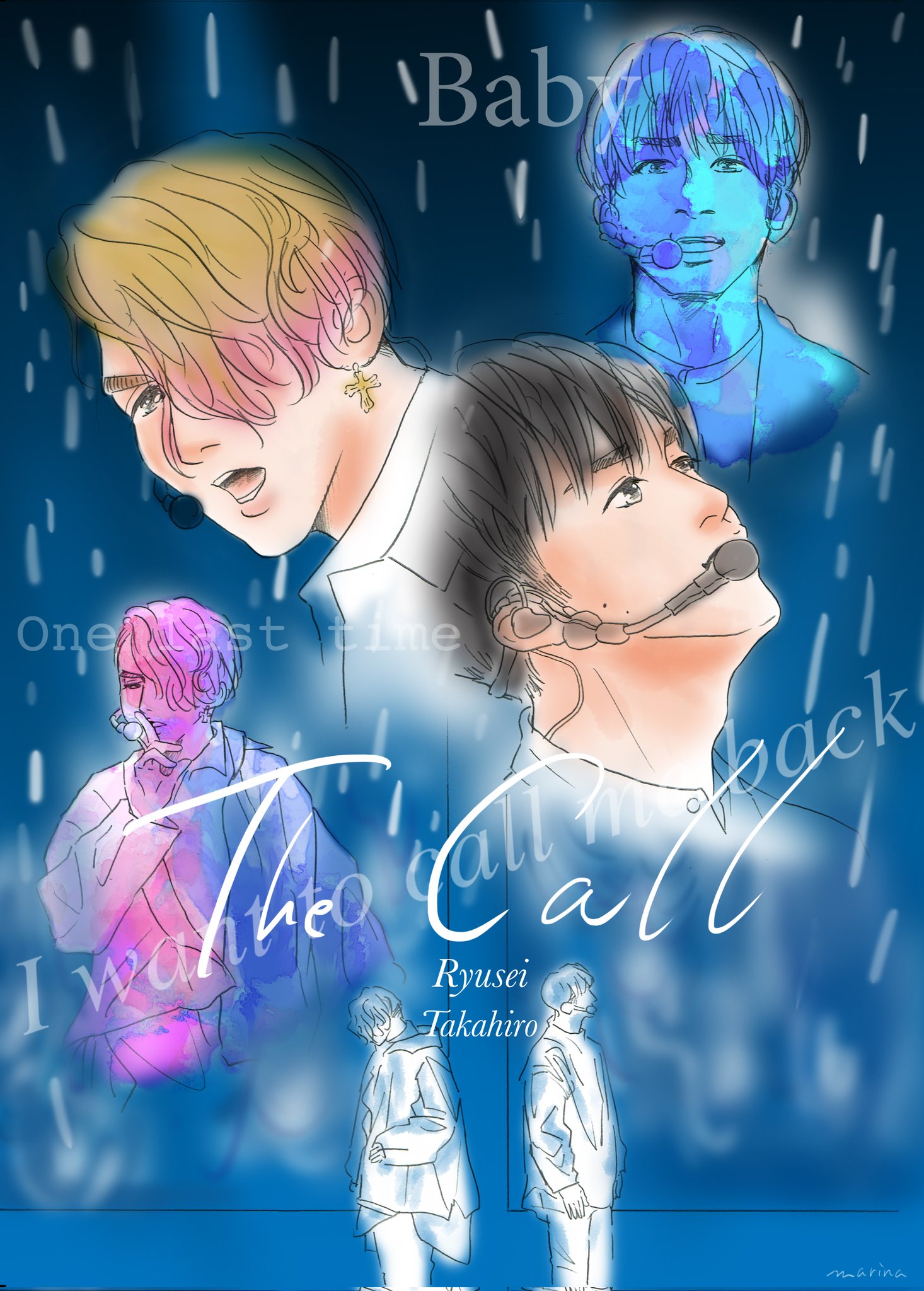 Marina ジャニーズwest Thecall 藤井流星 濵田崇裕 イラストでwest T Co 04k45l9nhb Twitter