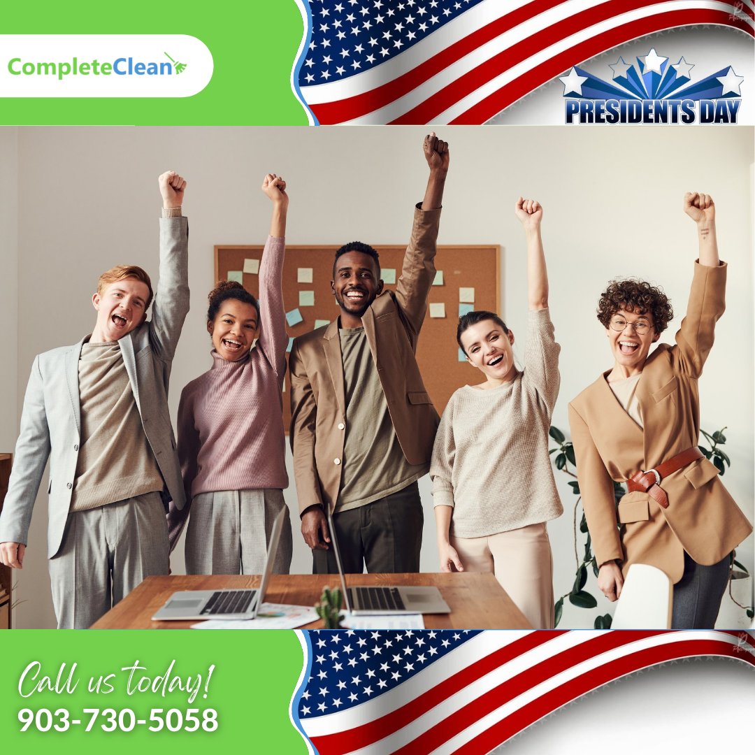 ccleantyler's tweet photo. It's the prettiest day of the week! May the sun shine bright all day 'coz it's President's Day!
#PresidentsDay
#TylerTexas
#LongviewTexas
#CommercialCleaning
#JanitorialService
#WindowCleaning
#OfficeCleaning
#StoreCleaning https://t.co/s8tnUcR01l