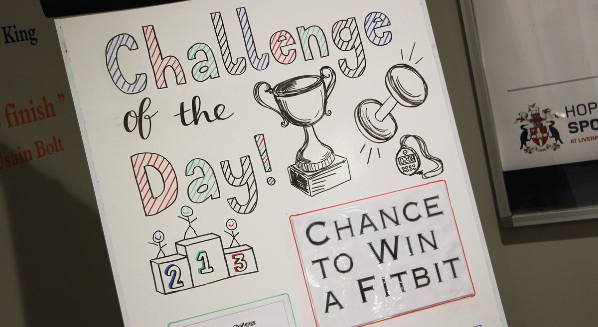 Fancy winning a free Fitbit this week?

Hope Park Sports is hosting daily challenges every day this week, from 12-2pm, open to all staff and students.

You can even sign up for a membership at a reduced rate of £10 during this week only. 

Find out more 👉 orlo.uk/JhU29