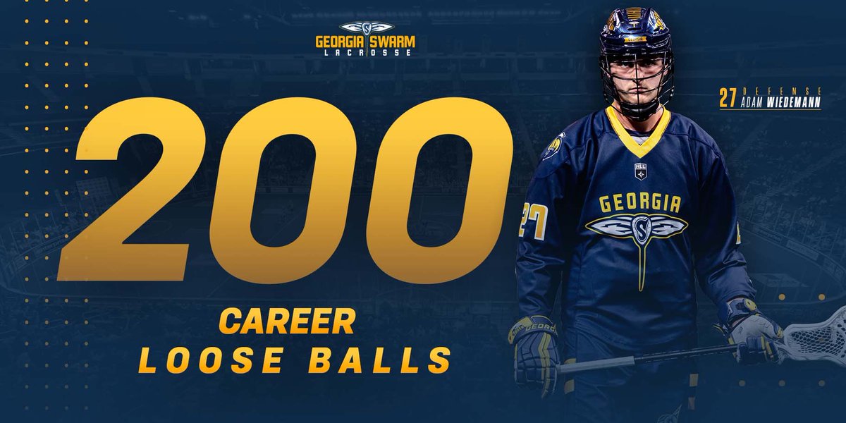 Congratulations to Adam Wiedemann on recovering his 200th career loose ball this weekend against Halifax! 👏

This season, Wiedemann ranks fourth on the team in loose balls picking up 54 throughout 10 games 👀

#LetsDance #Swarming