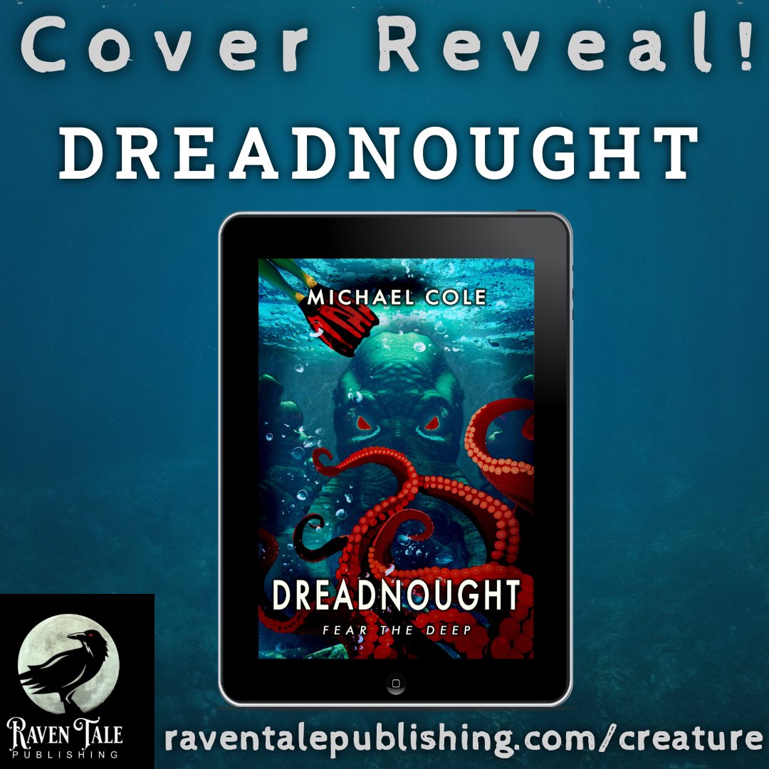 Coming Soon!
Cover reveal - author Michael Cole 

raventalepublishing.com/creature

#horror #horrorgenre #horrorbook #horrorfam #horrorlove #suspense #dark #underwater #waterhorror #underwaterhorror #creaturehorror #creature #creaturefeature