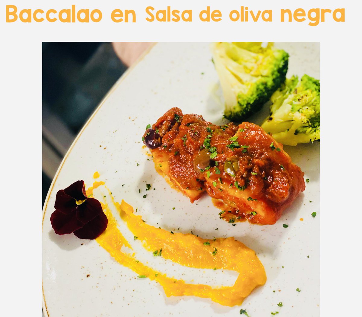 AnemaeCoreBCN's tweet photo. “Solo los idiotas no son gourmets.”
〰️〰️〰️〰️〰️〰️〰️〰️〰️〰️〰️
𝔹𝕒𝕔𝕔𝕒𝕝𝕒𝕠 𝕖𝕟 𝕊𝕒𝕝𝕤𝕒 𝕕𝕖 𝕆𝕝𝕚𝕧𝕒 ℕ𝕖𝕘𝕣𝕒,𝔸𝕝𝕔𝕒𝕡𝕒𝕣𝕣𝕒𝕤 𝕪 𝔹𝕣𝕠́𝕔𝕠𝕝𝕚.
@anemaecore.bcn 
#anemaecorebcn #chefpassion #chef #cooking #lovcooking #amore #passione #italianrestaurant #food https://t.co/Lb0HF6TyrV