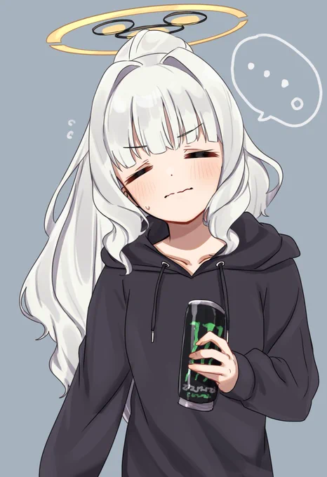ハレちゃんのこの顔好き。先にシャワー浴びて来いよ。#ブルアカ 