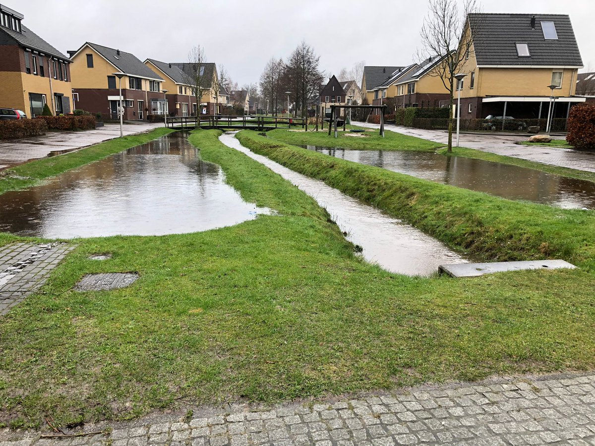 Vechtstromen's tweet photo. Onze gemalen draaien op volle toeren, stuwen staan op het laagst mogelijke peilniveau en onze beheerders zijn al dagen druk bezig de roosters bij watergangen en duikers vrij te houden van verstoppingen door takken en bladeren. 

https://t.co/Qxqm4scDW1 https://t.co/ahucEhvNnI