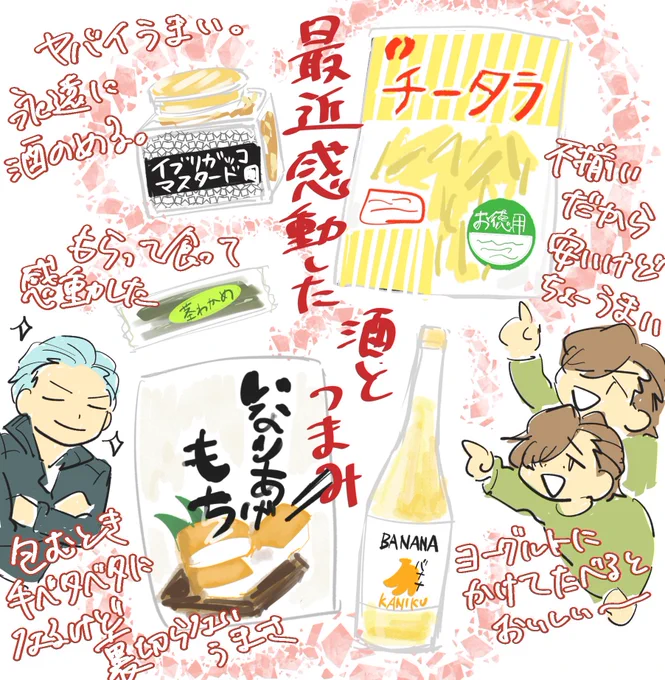 最近食べた酒とつまみ 